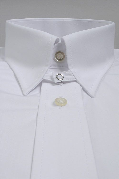 ワイシャツ・カッターシャツ 2053T-WHITE-衿1