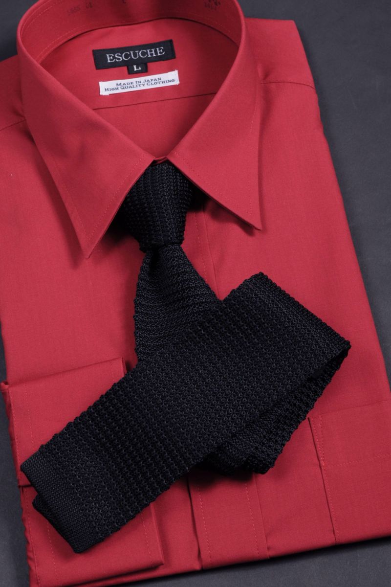 ワイシャツ 5955-01-D-RED-コーディネートイメージ2