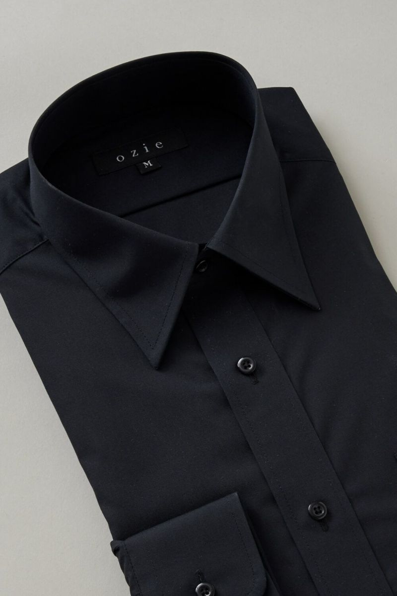 ワイシャツ 5955-01-J-BLACK-衿3