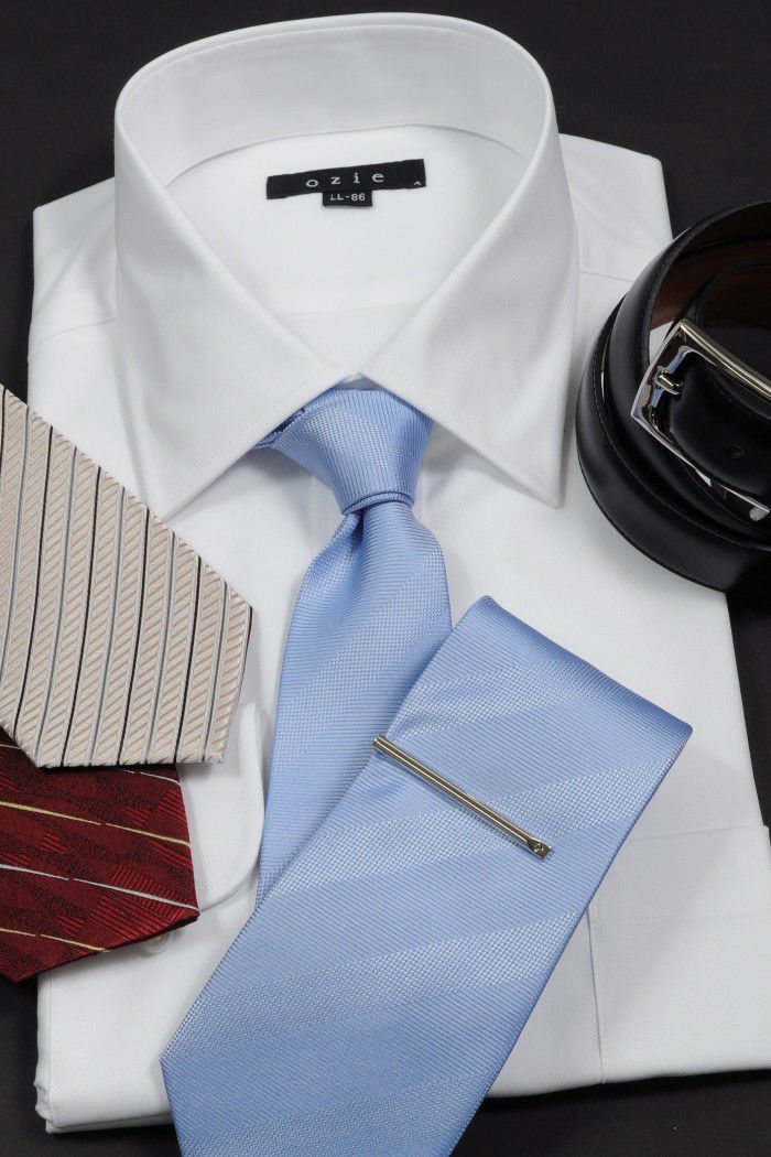 ワイシャツ　コーデ10　8023-L09A-1-WHITE