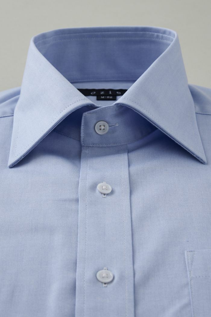 オクスフォードシャツ・衿1 8023-L09A-2-SAX