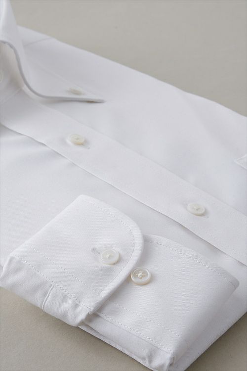 ワイシャツ・カッターシャツ カフス 8024-L09A-1-WHITE