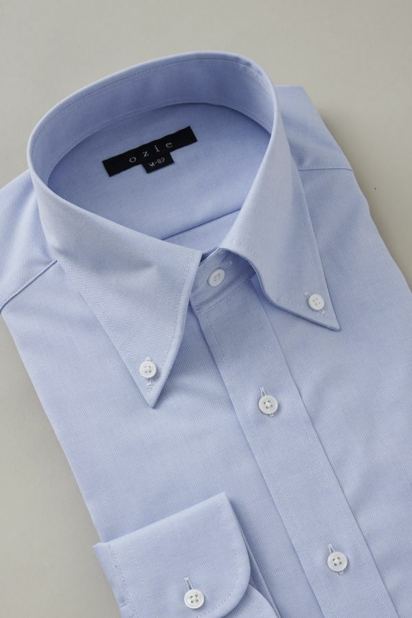 メンズ・オックスフォードシャツ衿3 8024-L09A-2-SAX