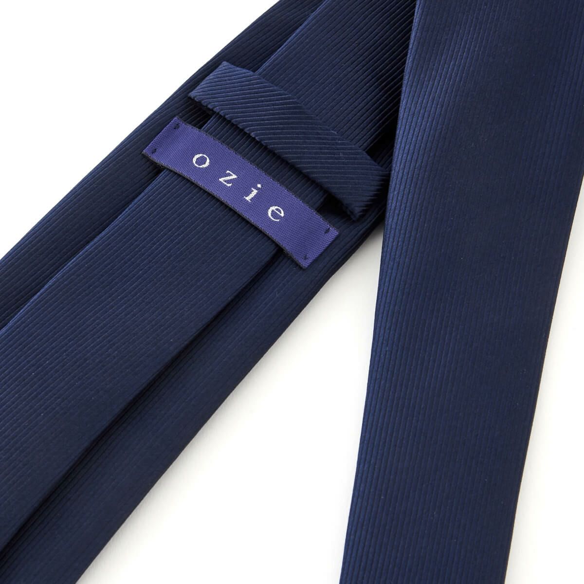 セッテピエゲ・ネクタイ  NP-004-NAVY-裏