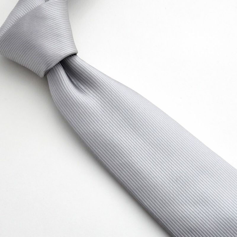 セッテピエゲ・ネクタイ  NP-005-SILVER-結び