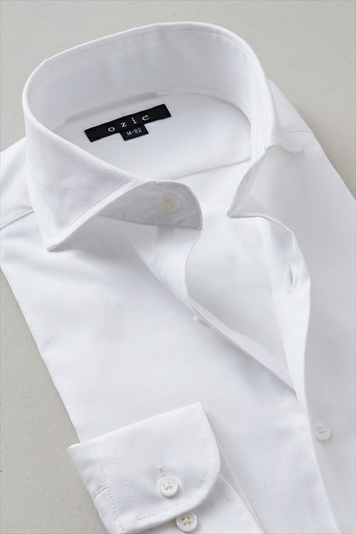 ワイシャツ・カッターシャツ 襟2 8070-H06A-1-WHITE
