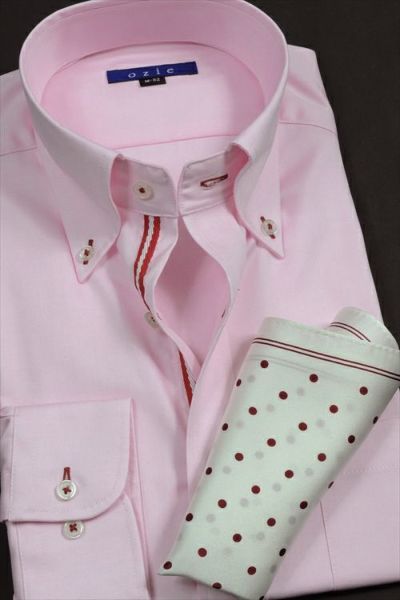 メンズワイシャツ・カッターシャツ 8012-L09A-4-PINK
