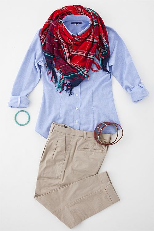 レディースシャツ コーデ1 6274-A10-2-BLUE