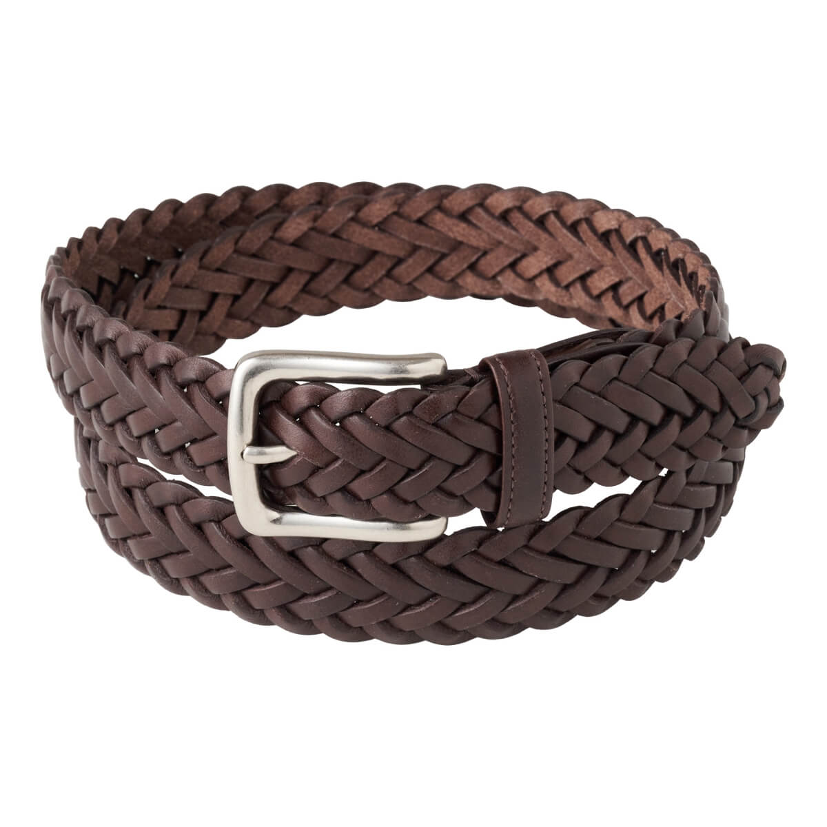 本革メッシュベルト KE21266-39-DBROWN