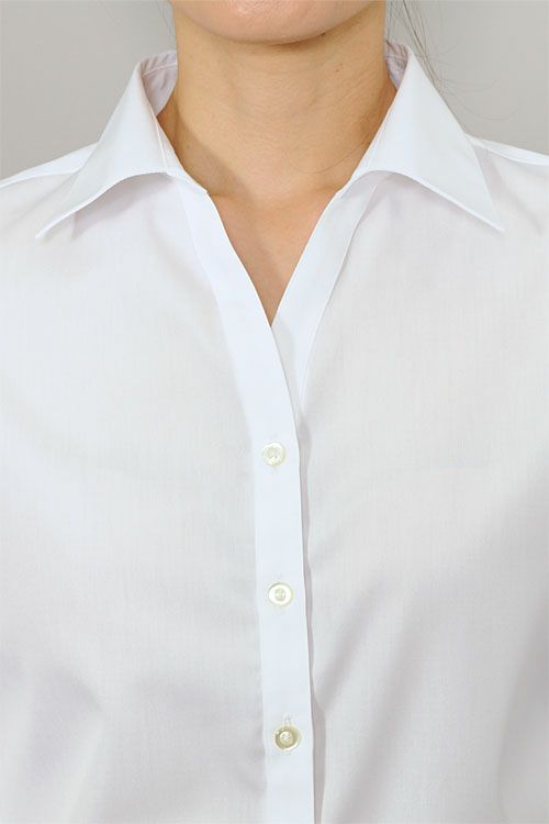 レディース  6001-1-WHITE-衿