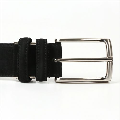 ベルト・ヌバック バックル1 KE21228-19-BLACK