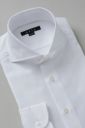 からみ織りシャツ 8070-I03F-WHITE