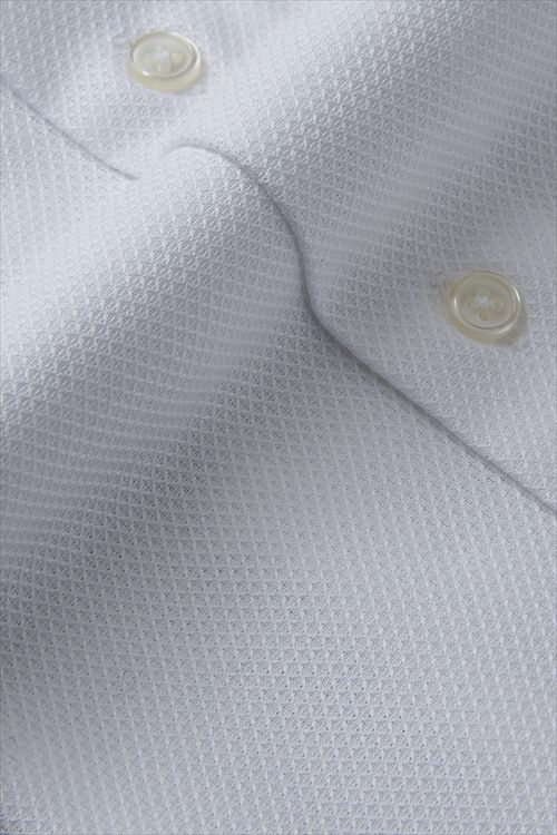 からみ織りシャツ 8070-I03F-WHITE