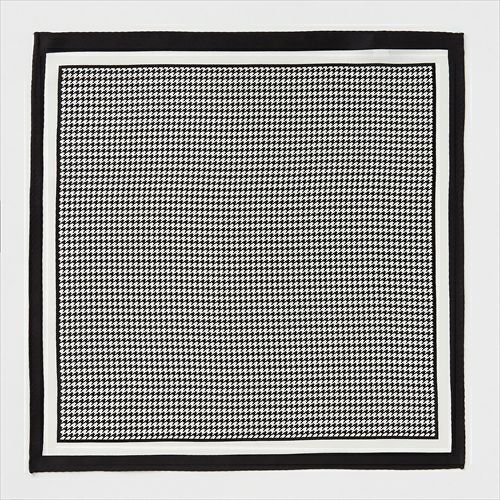 ポケットチーフ　全体　CH-D-012-BLACK