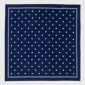 ポケットチーフ 全体 CH-D-006-NAVYBLUE