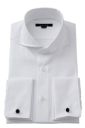 ワイシャツ・ダブルカフスシャツ 8006-S05A-WHITE