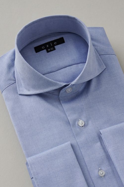 ワイシャツ 8006-S05B-BLUE-衿3