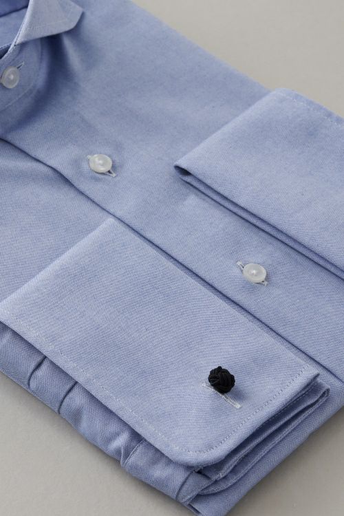 ワイシャツ 8006-S05B-BLUE-カフス