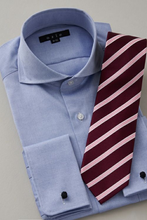 ワイシャツ 8006-S05B-BLUE-コーディネートイメージ1