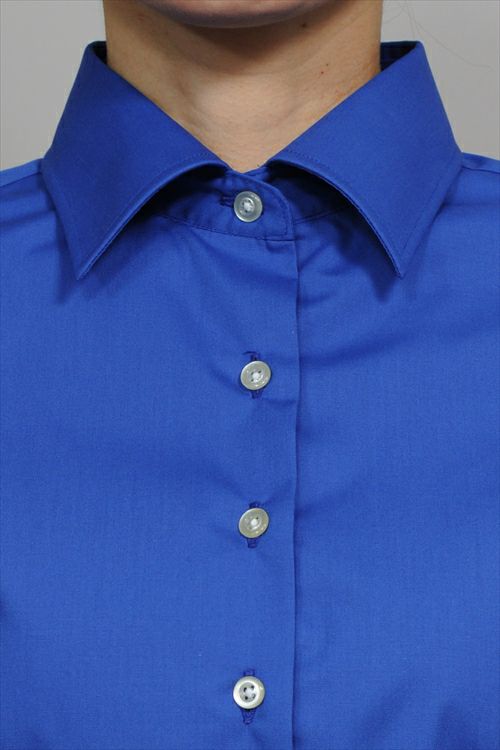 レディースシャツ 衿 6271R-4-BLUE