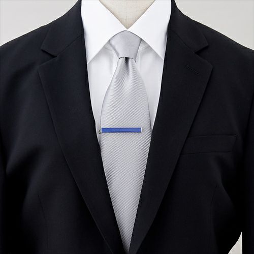 ネクタイピン・タイバー PIN-A-005-BLUE-コーディネートイメージ