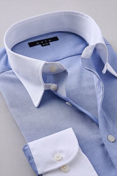 メンズワイシャツ・カッターシャツ 8089CL-S10A-BLUE