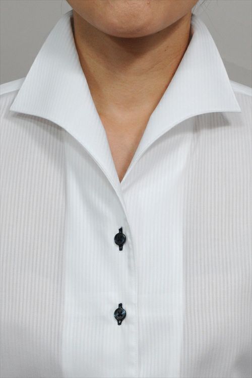 レディース  6051-F03-2-WHITE-衿1
