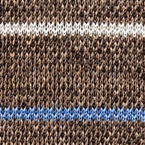 ニットタイ NK-032-BROWN 生地