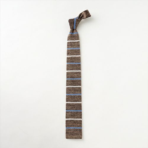 ニットタイ NK-032-BROWN 全体