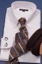 ニットタイ NK-032-BROWN コーディネート4