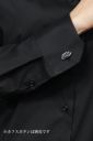 レディースシャツ　6071-F08-BLACK-カフス