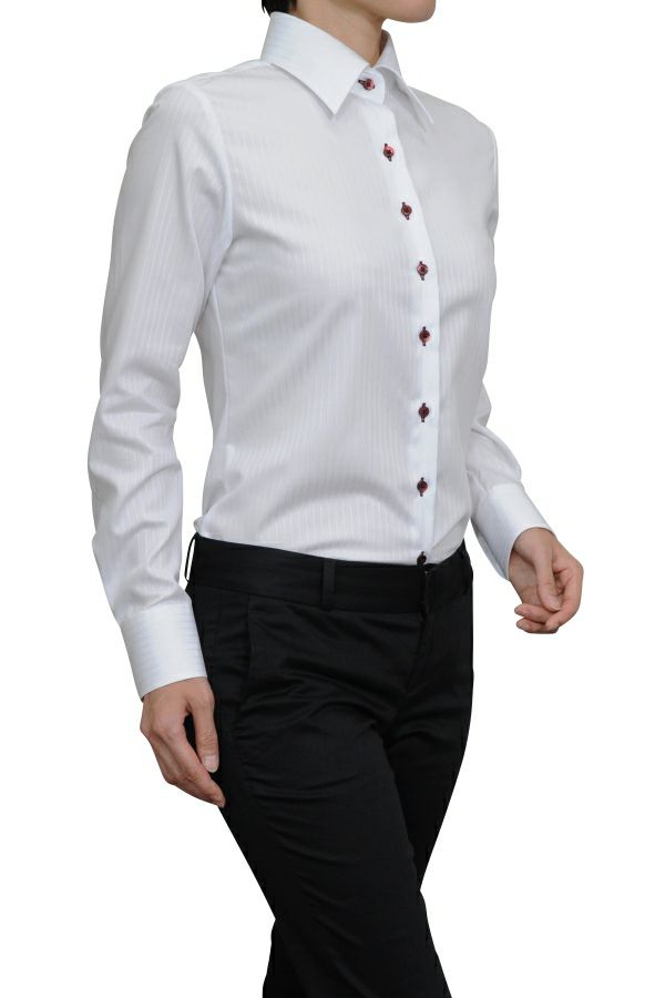 レディースシャツ ブラウス 6071 G10 1 White