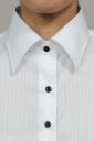 レディースシャツ　6071-G10-3-WHITE-衿