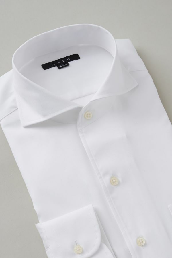 ワイシャツ 8045-Y01A-WHITE 衿3