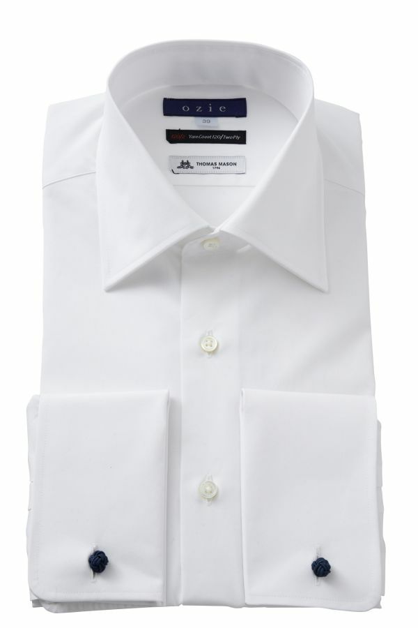 メンズワイシャツ カッターシャツ 8085 Wtm White