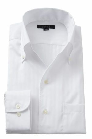 メンズワイシャツ カッターシャツ 8044 E07b White