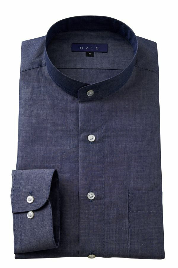 メンズワイシャツ カッターシャツ 8063 Y03c Indigo