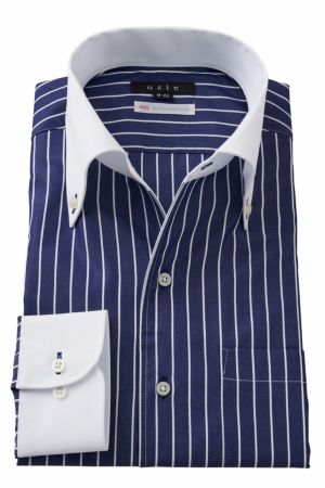 メンズワイシャツ カッターシャツ 8051cl Y09a Navy メンズワイシャツ カッターシャツ 8051cl Y09a Navy