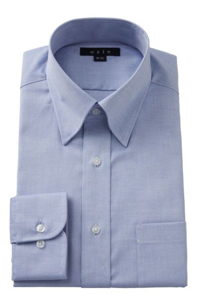 ワイシャツ 8076-E07B-BLUE