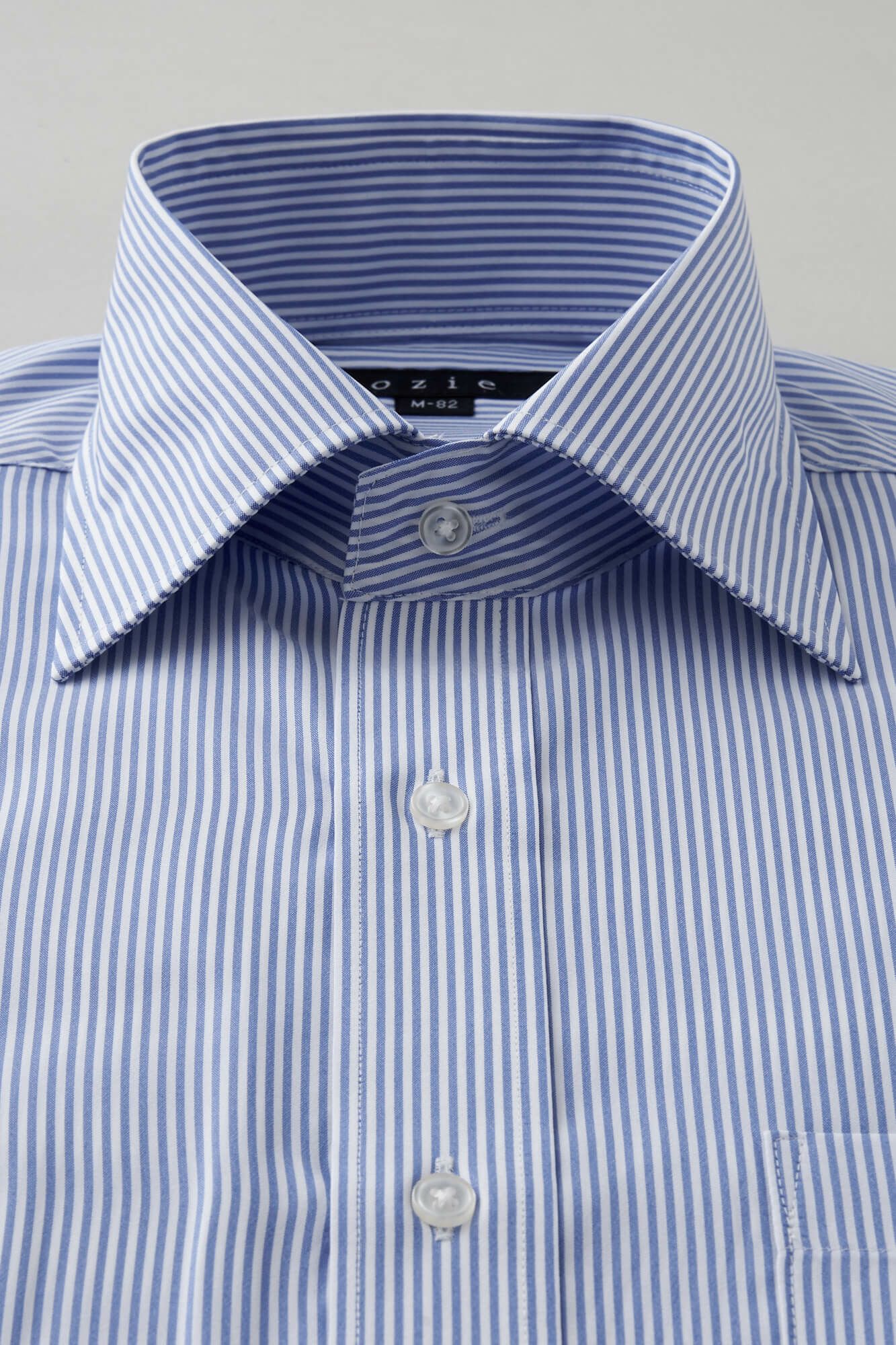 ワイシャツ  8023-Y12B-BLUE-衿1