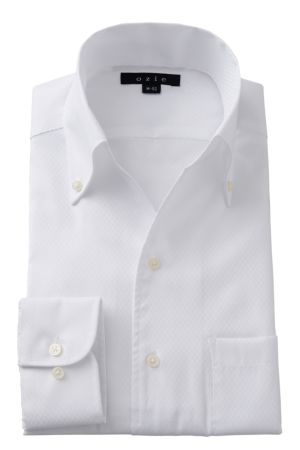 メンズワイシャツ カッターシャツ 8044 A02a White