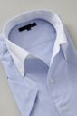 ワイシャツ・カッターシャツ・半袖 8051SSCL-A04A-BLUE-衿1