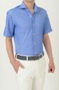 ワイシャツ・ニットシャツ・半袖 8014SS-A04B-BLUE-イン