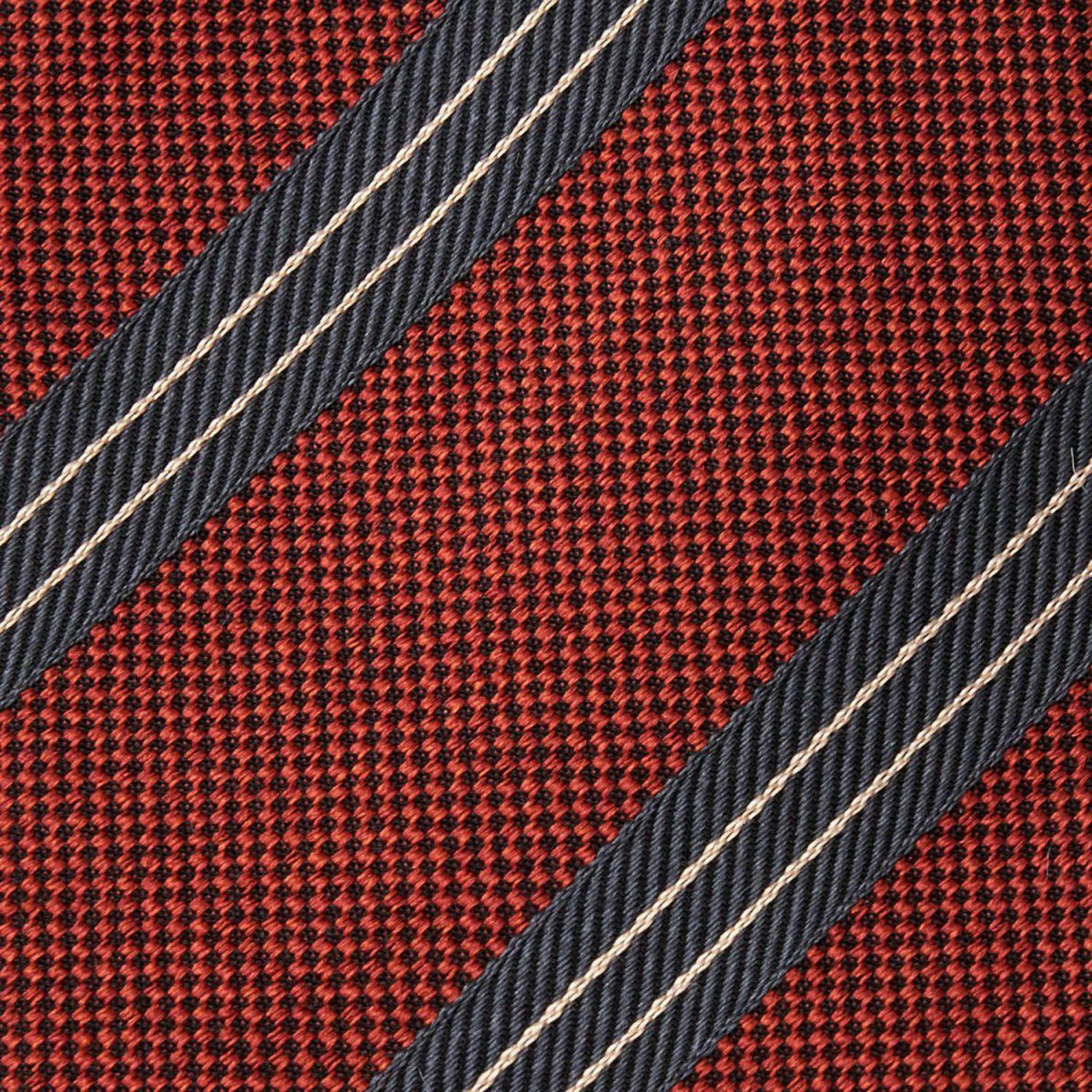 ネクタイ NI-328-ORANGE-生地