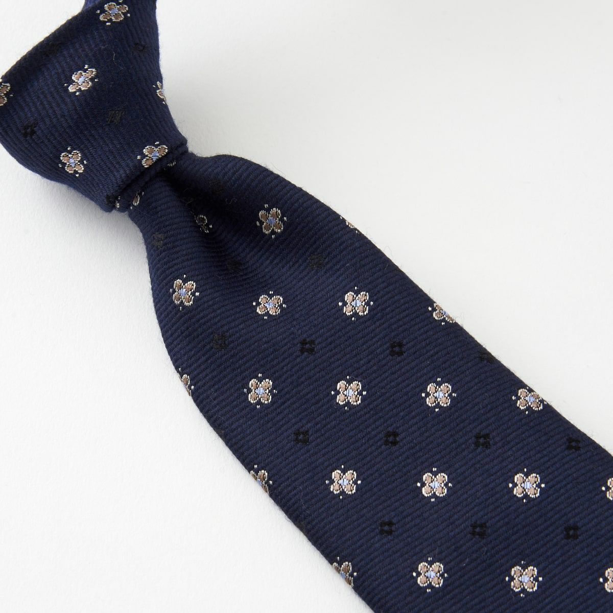 ネクタイ NW-193-NAVYBLUE-結び