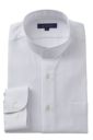 スタンドカラーシャツ 8063-A10A-WHITE