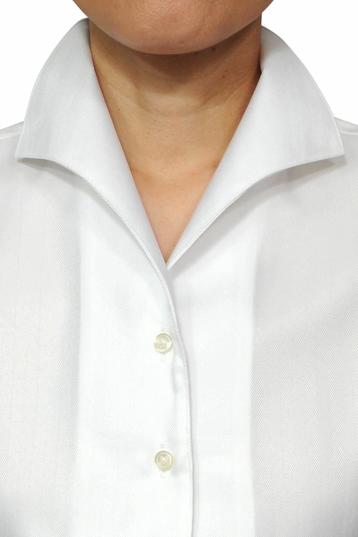 レディース 6051-K01-WHITE-衿1