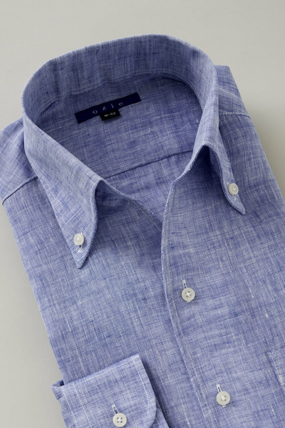 ワイシャツ 8044A-U03A-BLUE-衿2