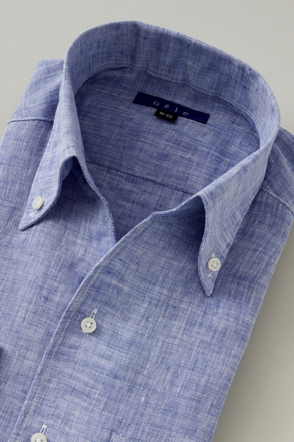 ワイシャツ 8044A-U03A-BLUE-衿3