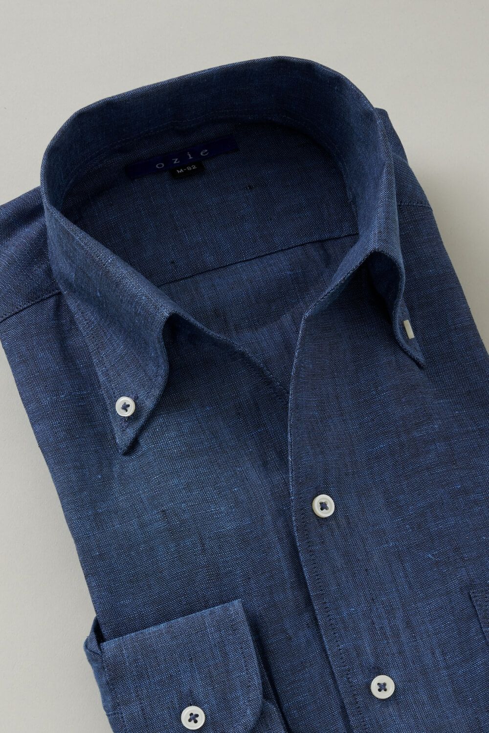 ワイシャツ 8044A-U03B-NAVY-衿2